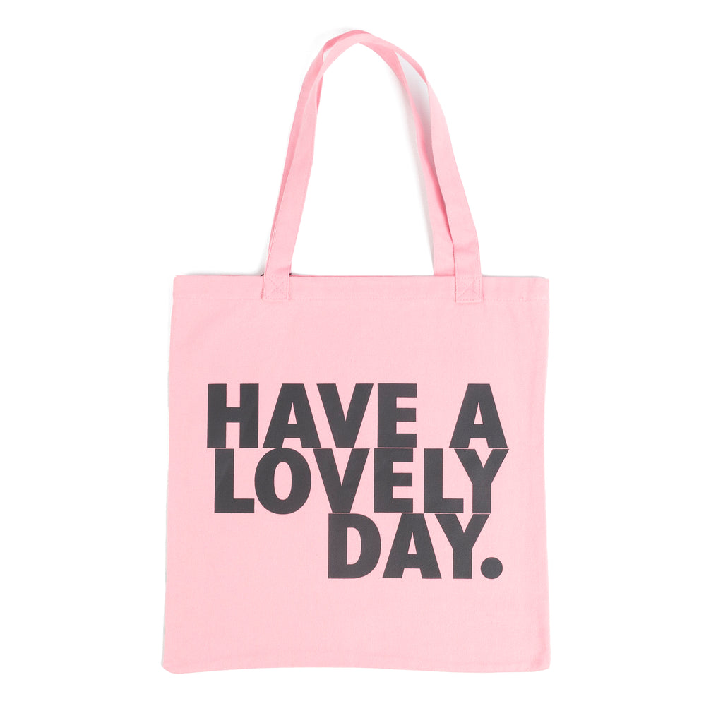 Pink discount tote bag