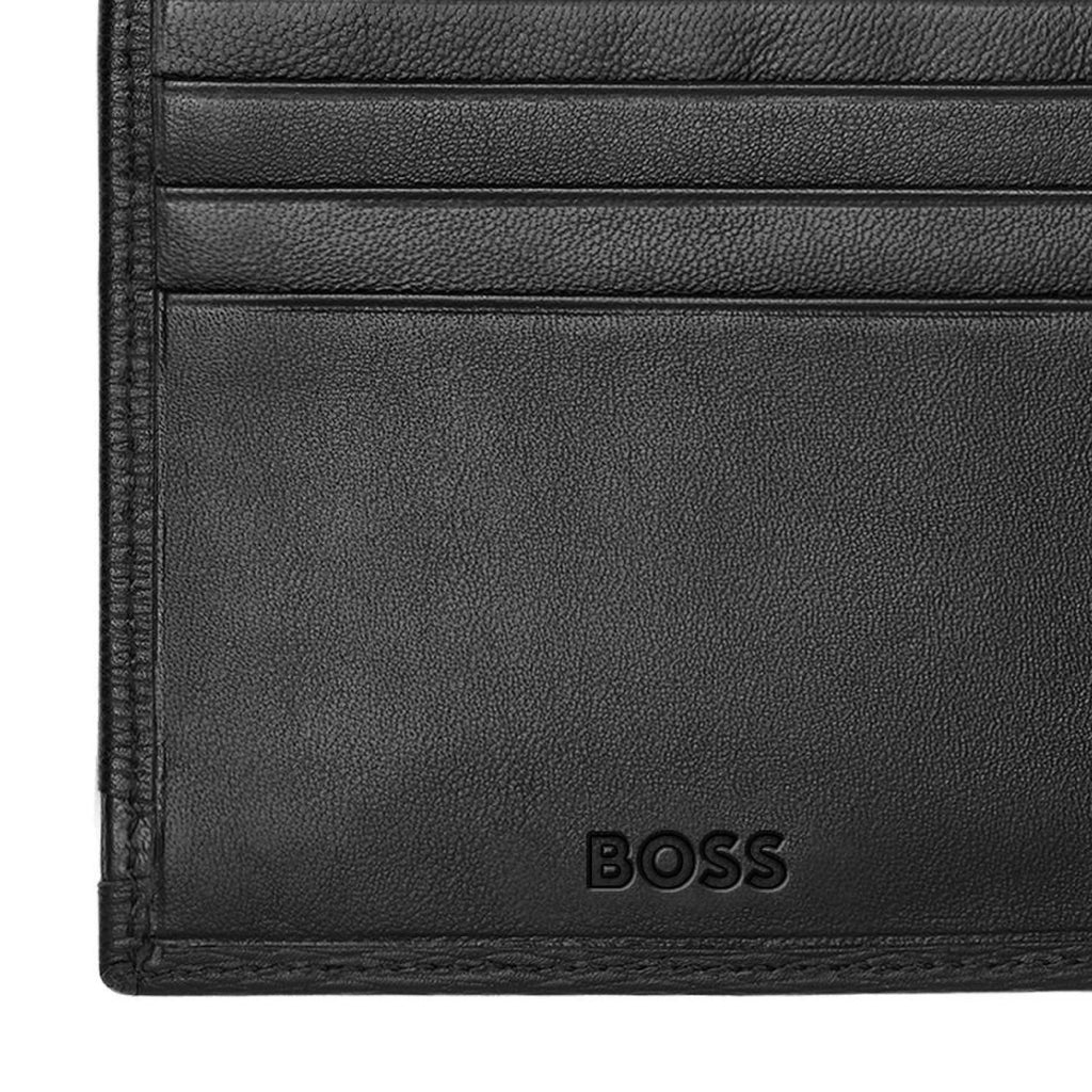 Hugo Boss Men s Iconic Leather Wallet Black About Living