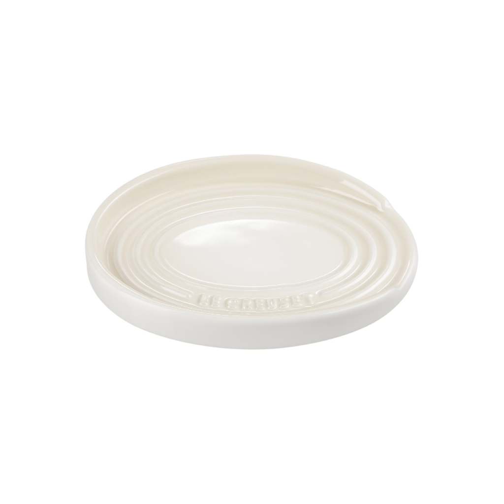 Le Creuset Stoneware Oval Spoon Rest Meringue