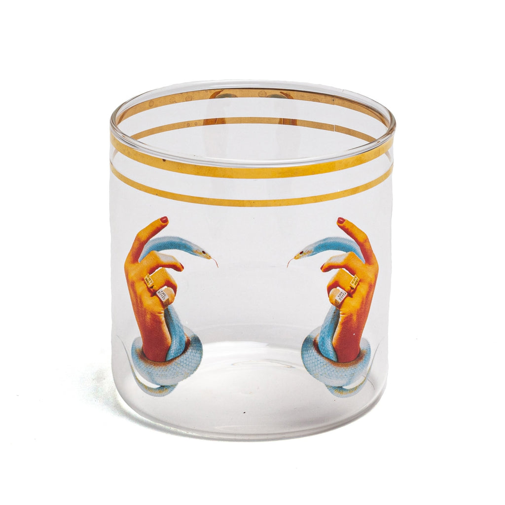 Seletti Toiletpaper Mirror Big Hands with Snakes