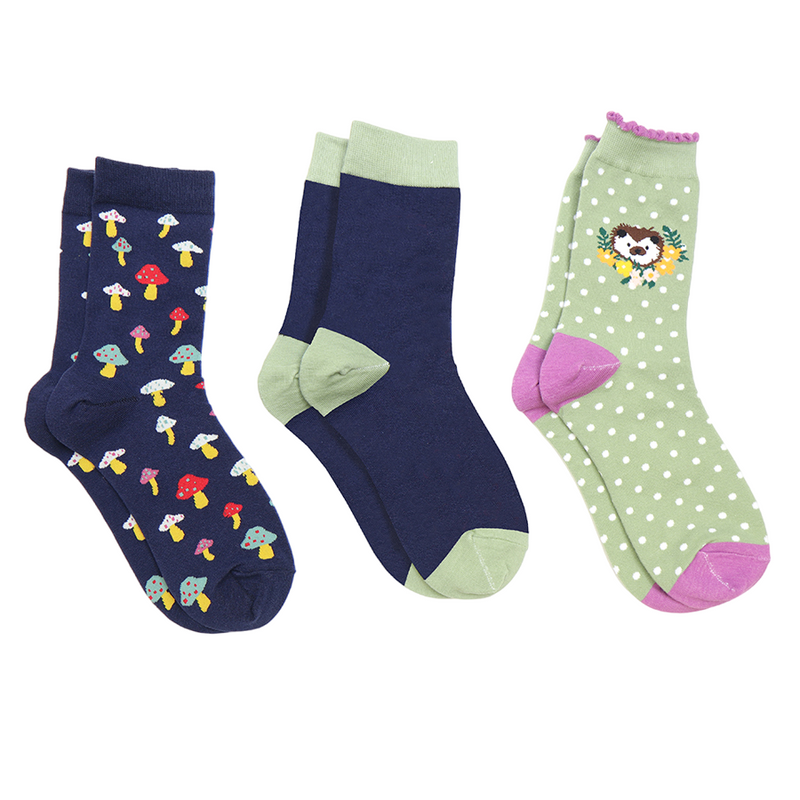 Autumn Sock Box | Set of 3