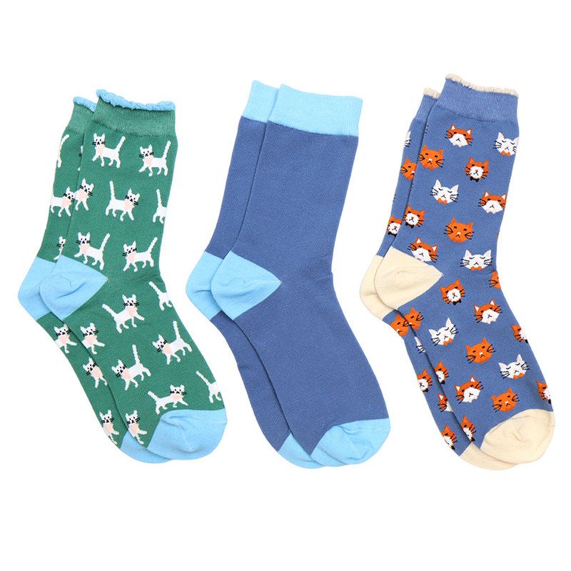 Cat Sock Box | Set of 3