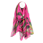 Repreve Botanical Print Scarf | Pink