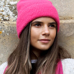 Ribbed Beanie | Pink