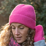 Ribbed Beanie | Pink