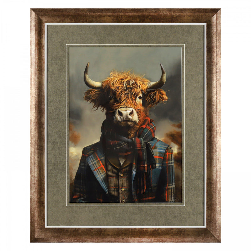 'Dapper Highlander' Wall Art | Faye Reynolds-Lydon | 77x62cm