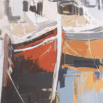 'Harbour Haven' Wall Art | Joanne Lea | 80x80cm