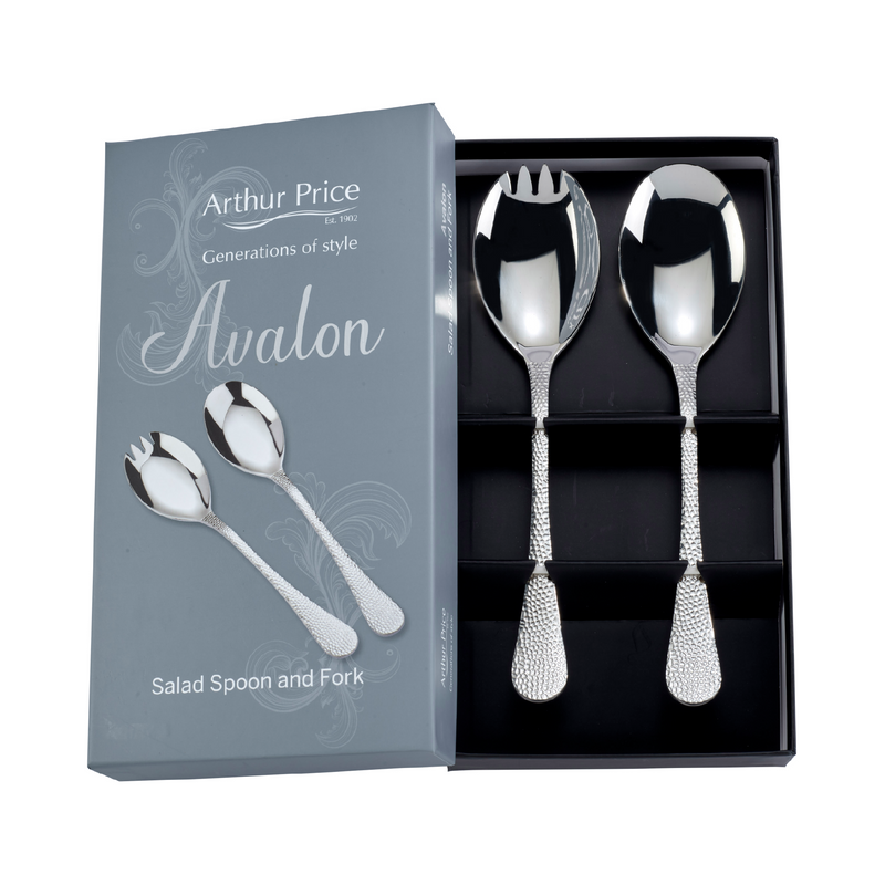 Avalon Salad Serving Spoon & Fork Box Set | 2 Piece