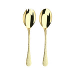 Champagne Avalon Salad Serving Spoon & Fork Box Set | 2 Piece