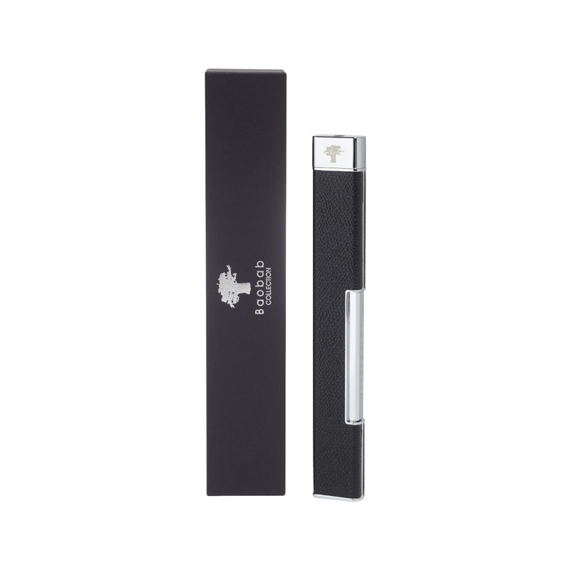 Grain Leather Candle Lighter | Black