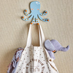 Oswall Octopus Coat Rack | Blue | 30cm