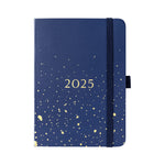 2025 Day a Page Diary | Navy & Gold | A6