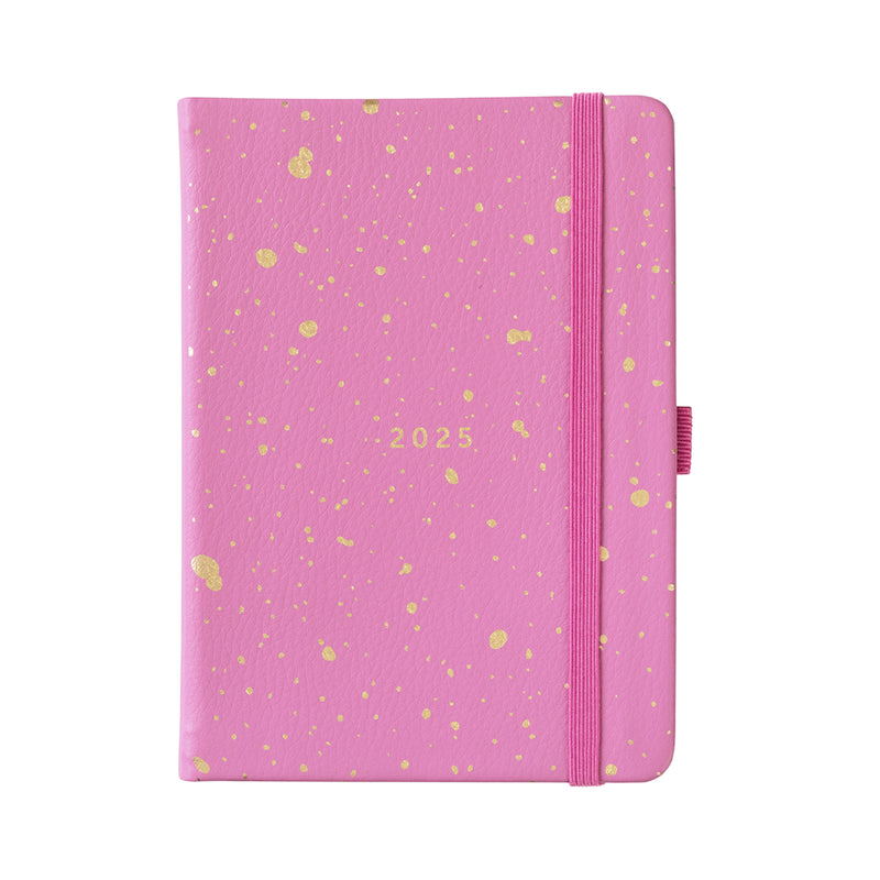 2025 To Do Diary | Fuchsia & Gold | A6