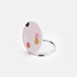 Round Dotty Pocket Mirror | Pale Pink