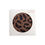 Round Leopard Print Pocket Mirror