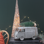 Galvanised Campervan & Christmas Tree Decoration