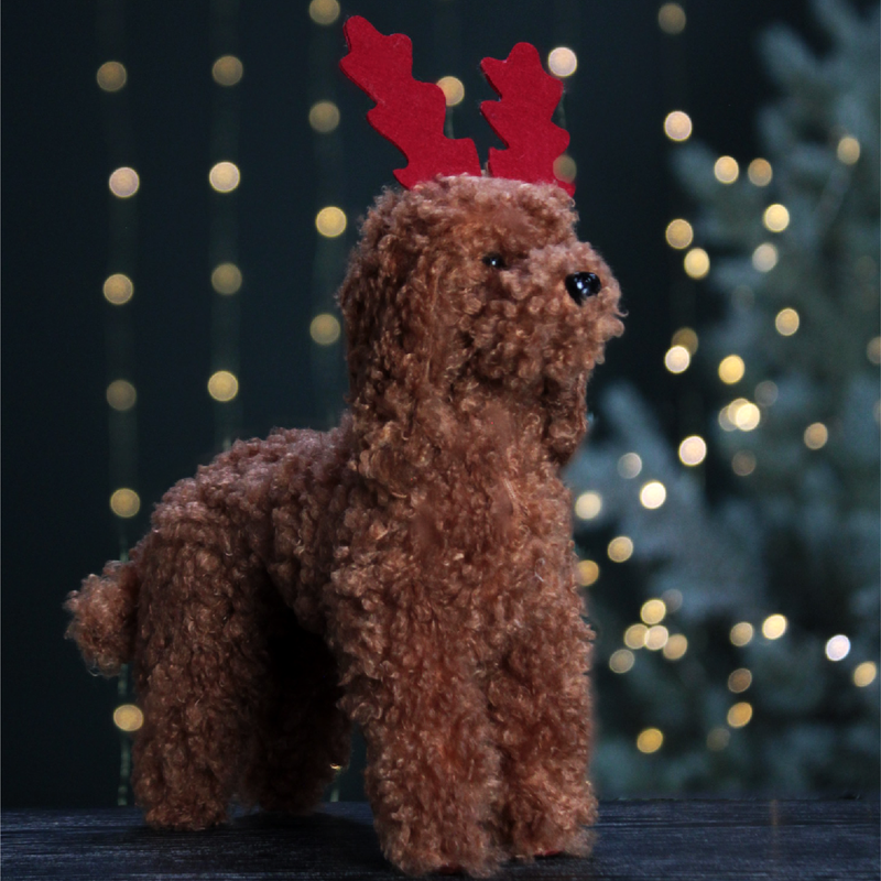 Cockapoo Reindeer Decoration