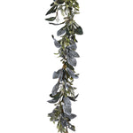 Frosted Laurel & Mistletoe Garland