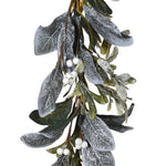 Frosted Laurel & Mistletoe Garland