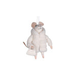 Glam Winter Mouse Hanging Christmas Tree Decoration