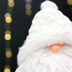 Quilted Santa Gonk | White