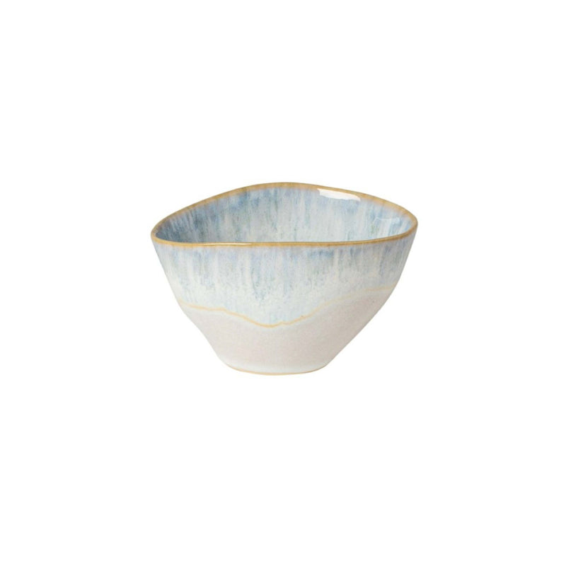 Brisa Ria Blue High Oval Bowl | 10cm