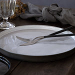 Lagoa Ecogres Dinner Plate | Grey & White | 27cm