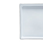 Lagoa Ecogres Rectangular Serving Tray | Grey & White | 19cm