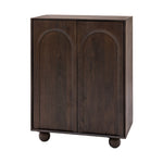 Arc Retro 2 Door Cupboard | Walnut Mango Wood