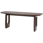 Arc Retro Dining Bench | Walnut Mango Wood