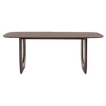 Arc Retro Rectangular Dining Table | Walnut Mango Wood