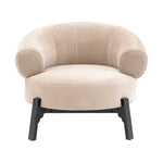 Ardo Curved Armchair | Cream