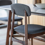 Barcelona Mid-Century Dining Chairs | Grey | Set of 2