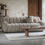 Coste Retro 3 Seat Sofa | Cream