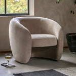 Curvo Retro Armchair | Cream