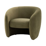 Curvo Retro Armchair | Moss Green