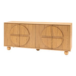 Geo Retro 4 Door Sideboard | Natural