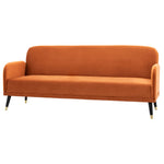 Holt 3 Seat Sofa Bed | Rust Orange