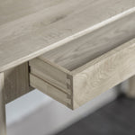 Kingham Rustic 1 Drawer Desk | Grey Oak