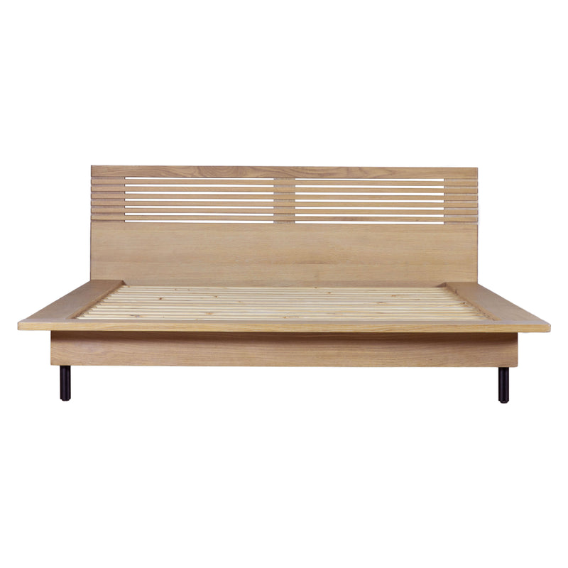 Okayama Japandi Bed Frame | Natural Oak