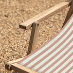 Outdoor Creta Deck Chair | Pink Stripe