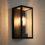 Outdoor Oxford Wall Light | Matt Black | 24cm