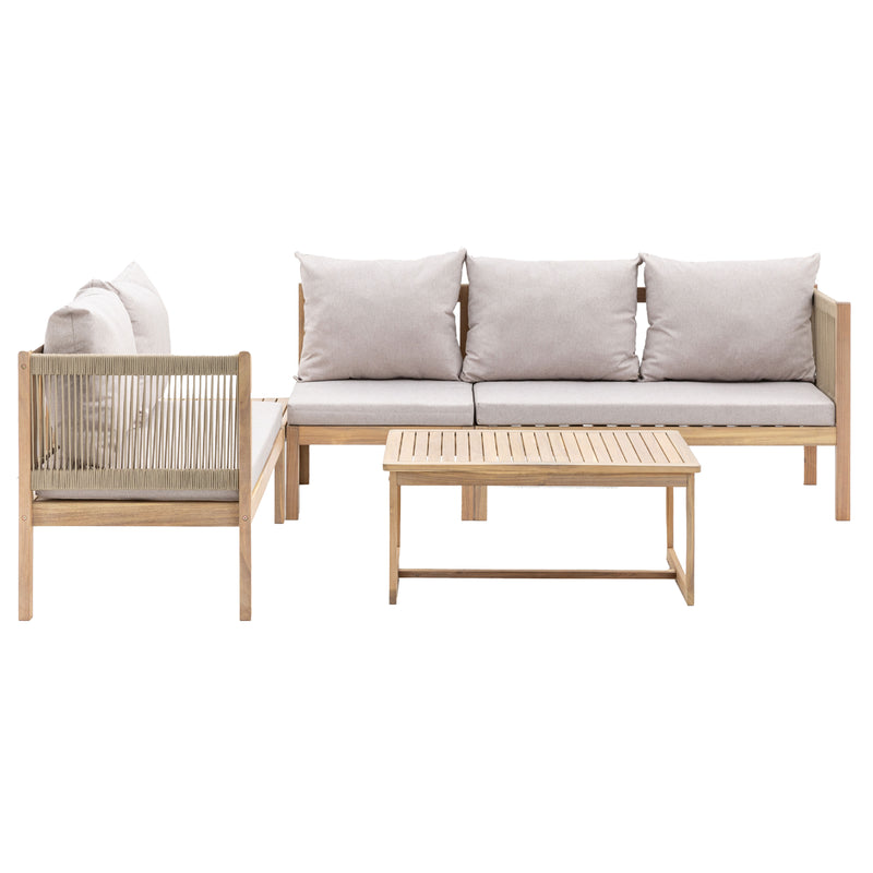 Outdoor Paros Corner Set | Natural