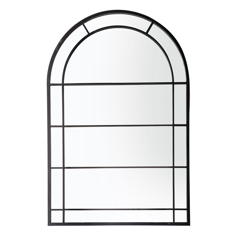 Outdoor Pinden Mirror | Black Iron | 135cm