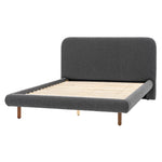 Rabley Boucle Bed Frame | Charcoal Grey