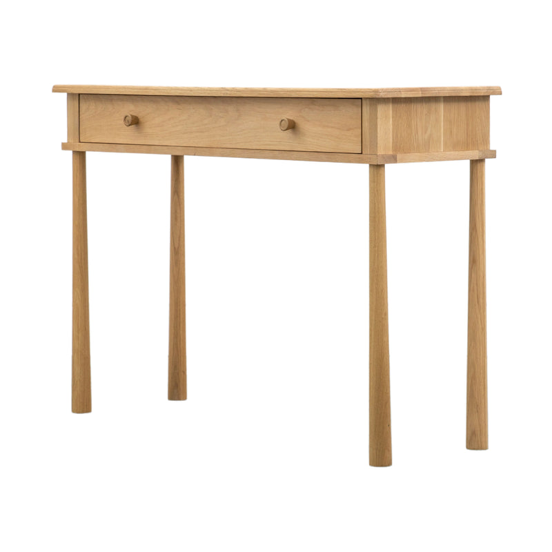 Wycombe Nordic Dressing Table with Drawer | Natural Oak