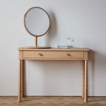 Wycombe Nordic Dressing Table with Drawer | Natural Oak