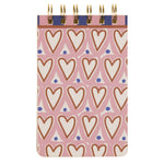 A Dopo Hearts Twin Wire Notepad