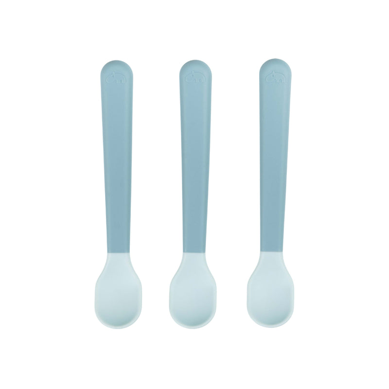 Foodie Easy-Grip Baby Spoons | Set of 3 | Blue