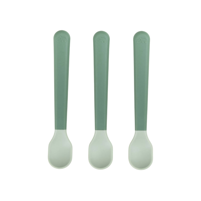 Foodie Easy-Grip Baby Spoons | Set of 3 | Green